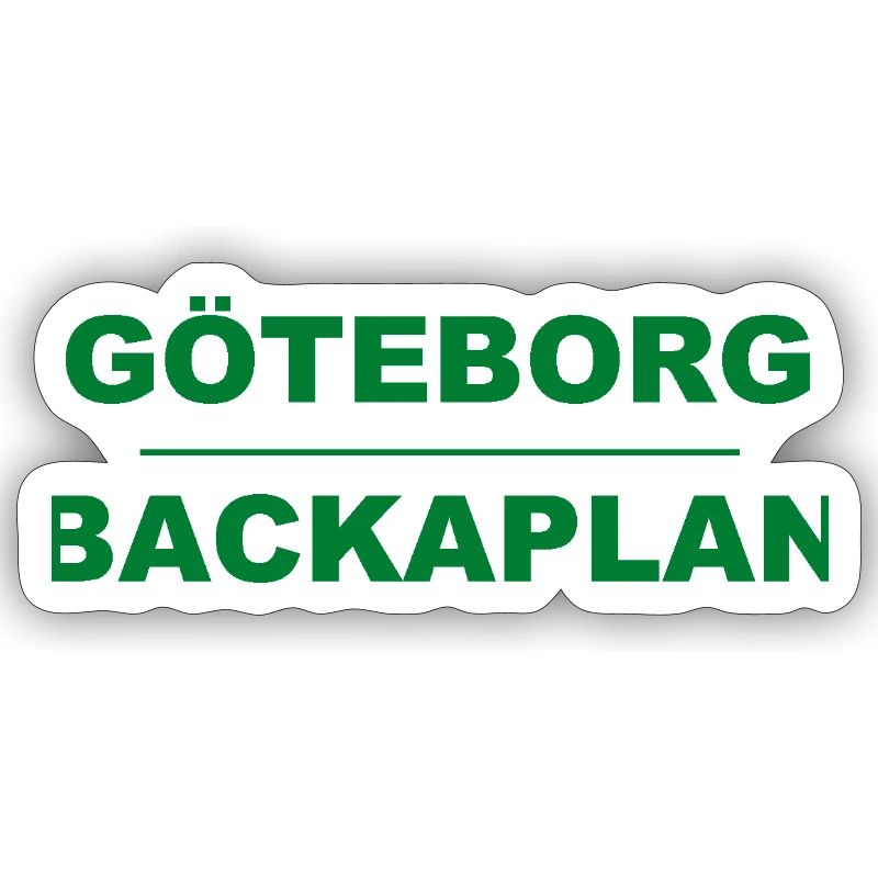 Göteborg Backaplan – Green-black design