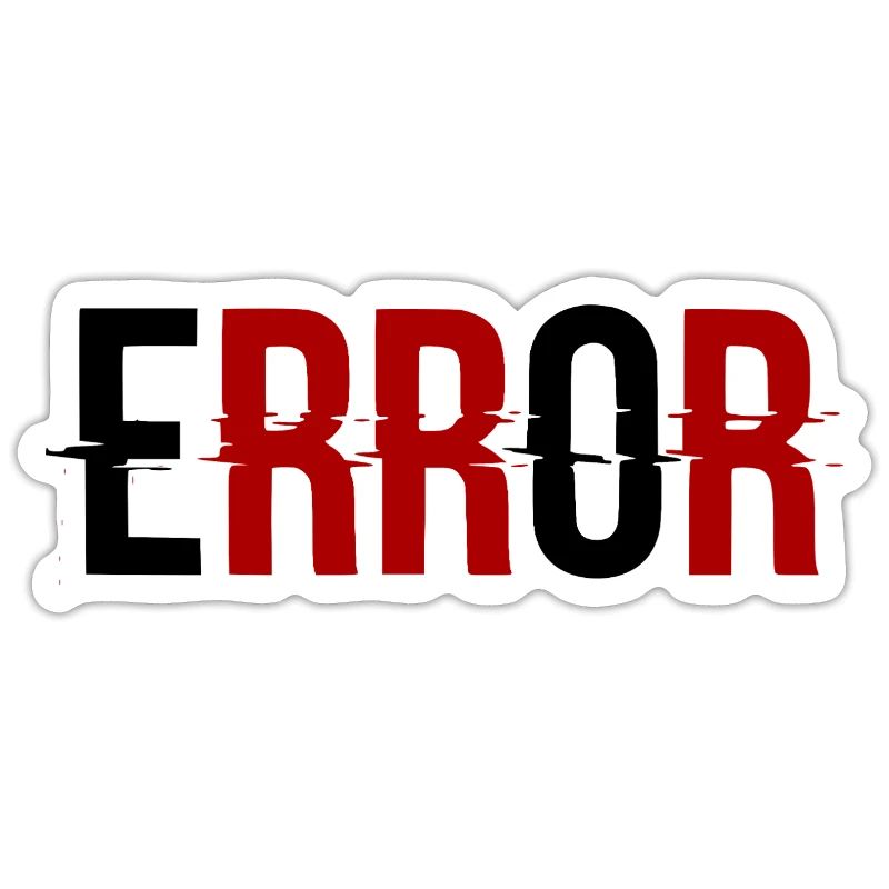 Error Glitch-Design Error Message
