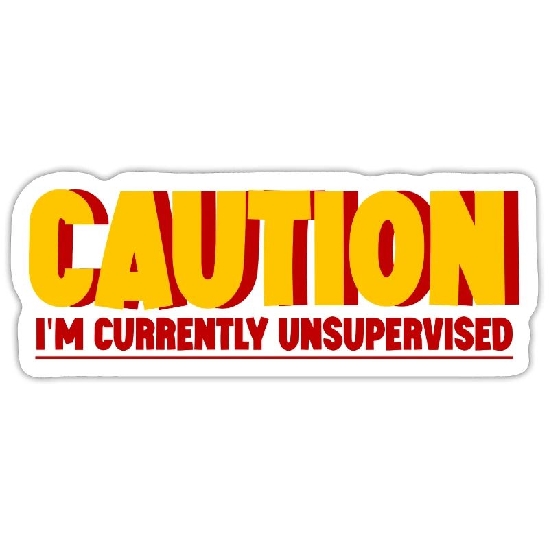 Caution I'm Currently Unsupervised 2