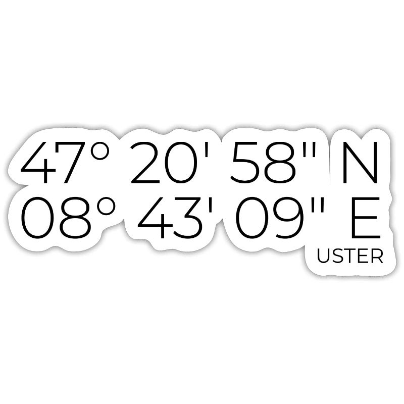 coordinates Uster Switzerland