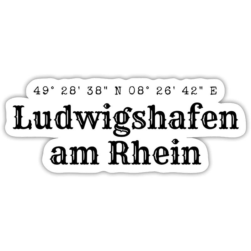 Ludwigshafen am Rhein coordinates