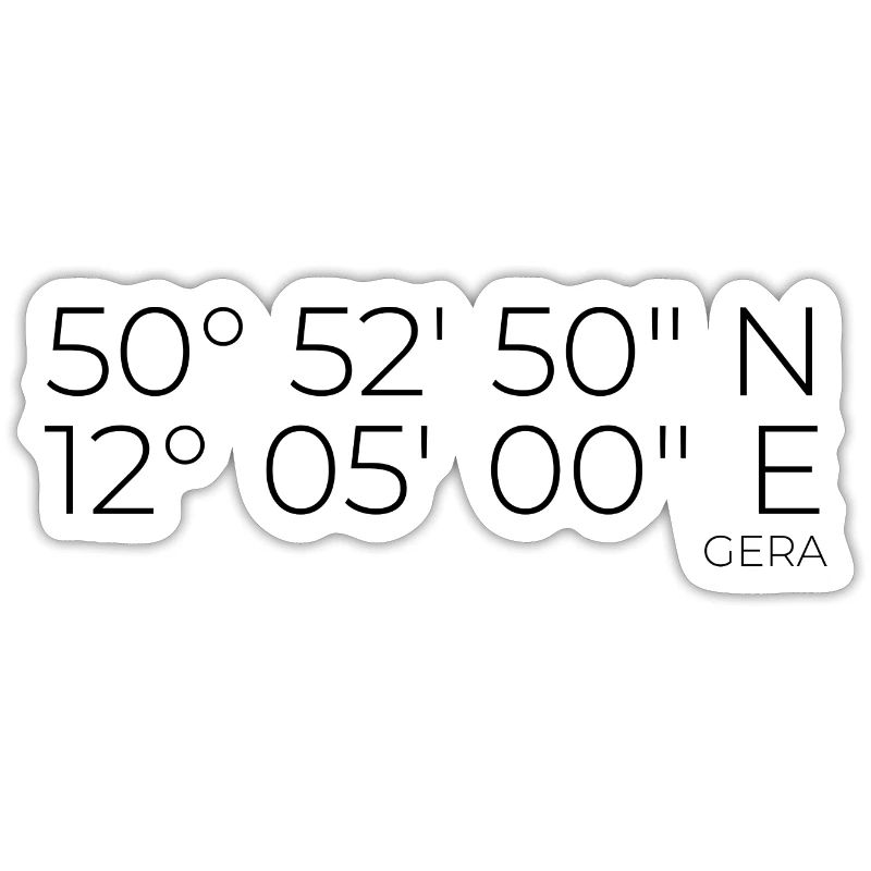 Coordinates Gera