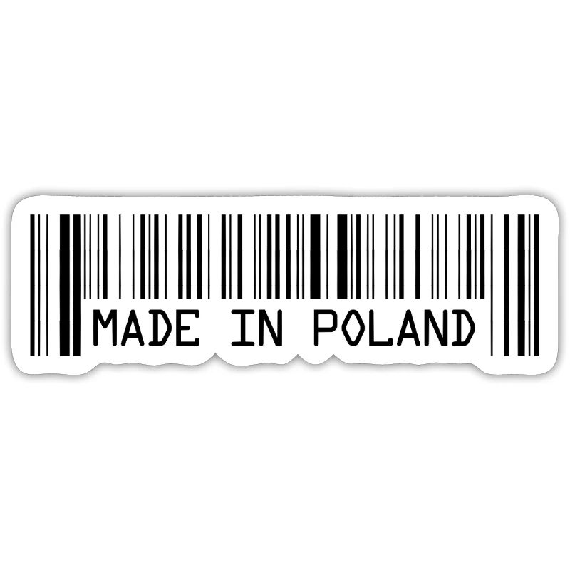 Fabriqué en Pologne - Pologne - Pologne - Code-barres - Dash