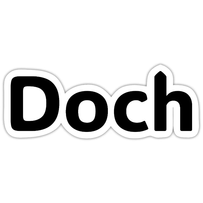 Doch – Deutscher Statement Spruch