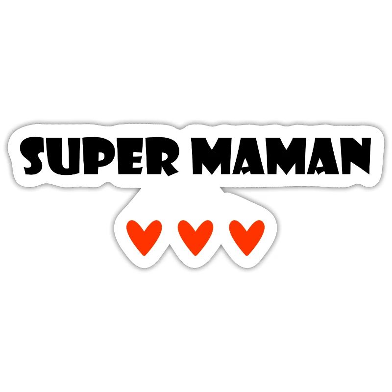 SUPER-MAMA. MUTTERTAG. FROHEN MUTTERTAG