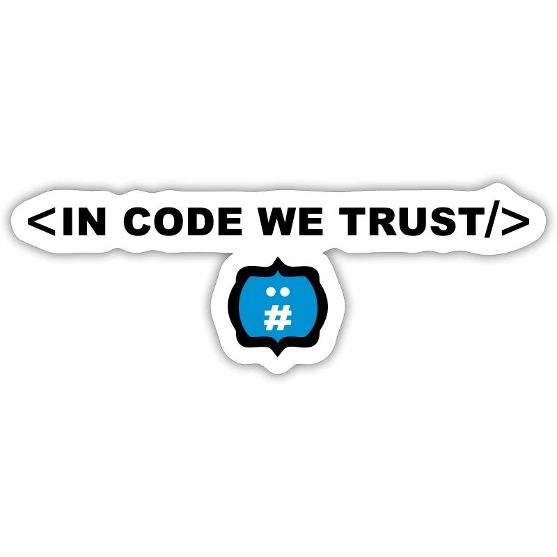 in code we trust logo