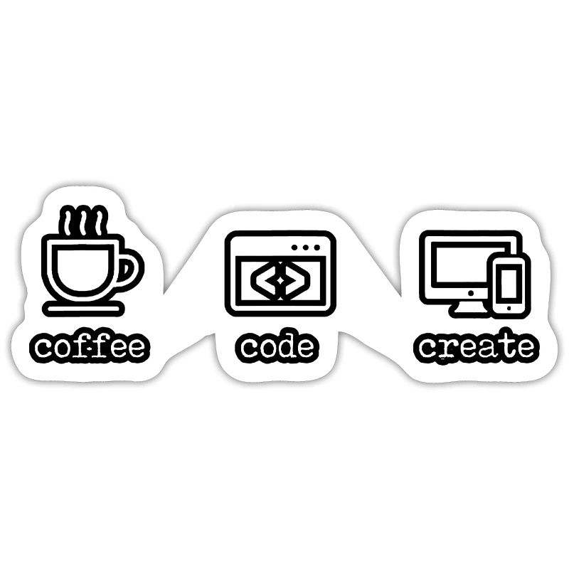 Coffee Code Create - Geschenkidee für Studenten