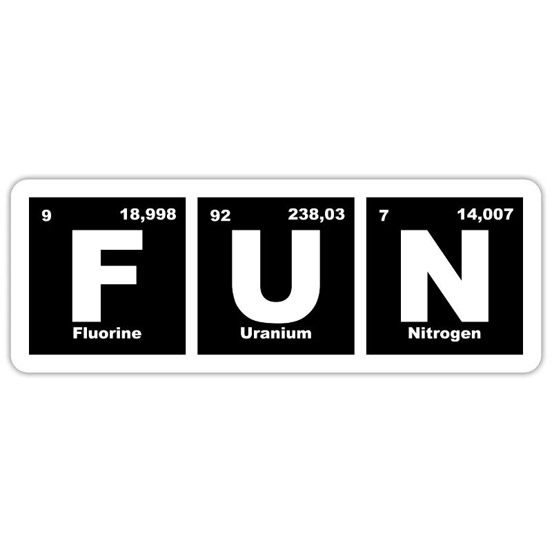Fun - Periodic Table - Chemistry - Elements
