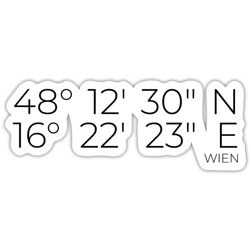 coordinates Vienna, Austria