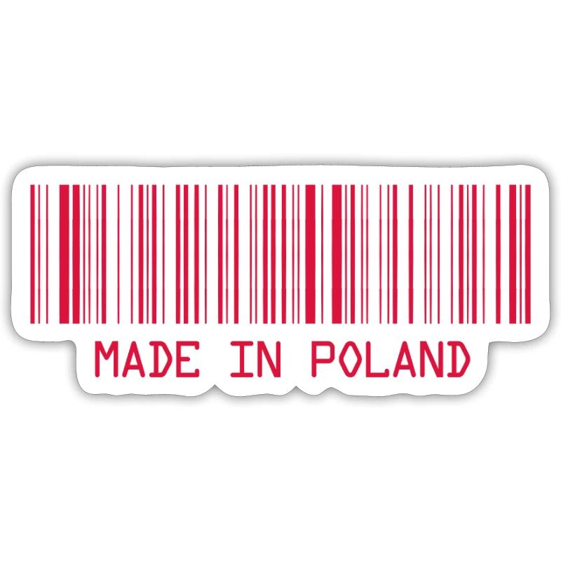 Fabriqué en Pologne - Pologne - Pologne - Code-barres - Dash