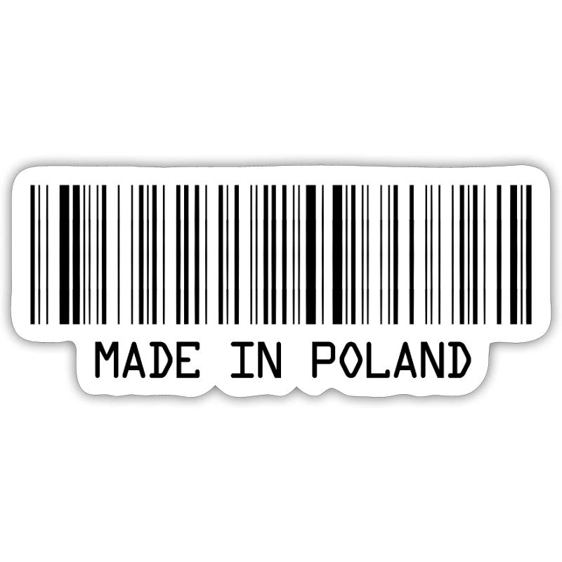 Fabriqué en Pologne - Pologne - Pologne - Code-barres - Dash