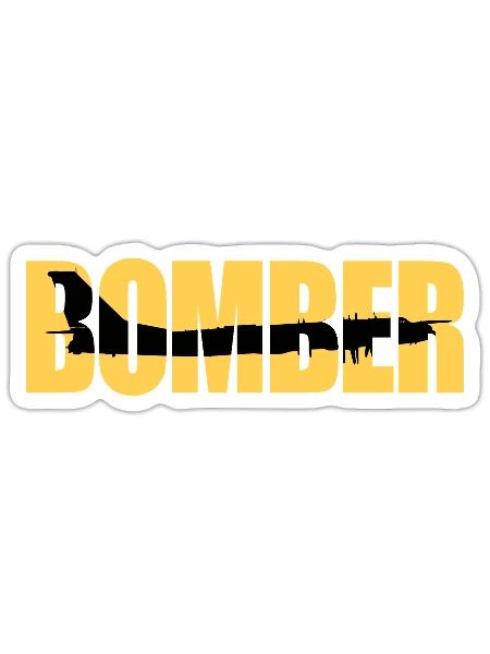 Blouson aviateur Tu-95 - Sticker taille S (10 x 10 cm) - blanc mat - Devant