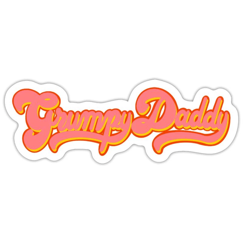 Grumpy Daddy Retro Script - Farbe "Exploitation"