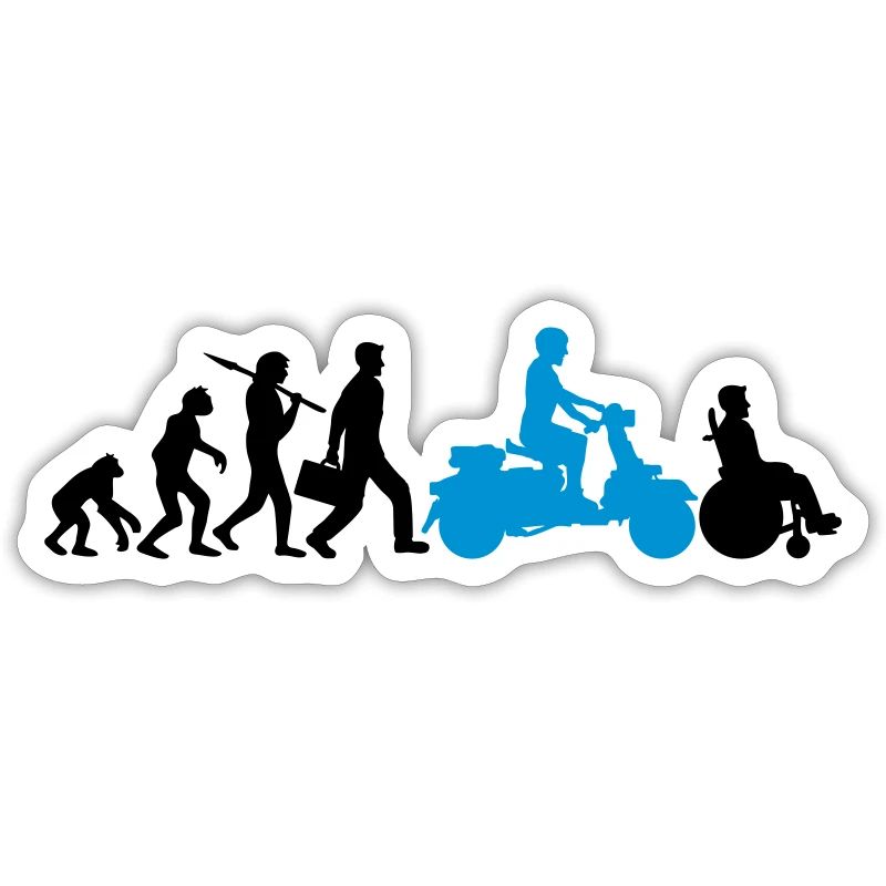 wheelchair accident evolution funny biker motorcycle c