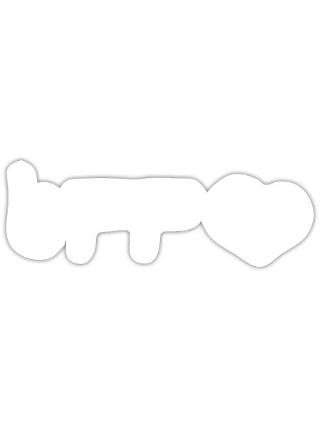 Beste Freunde - Sticker Größe S (10 x 10 cm) - Mattweiß - Vorne