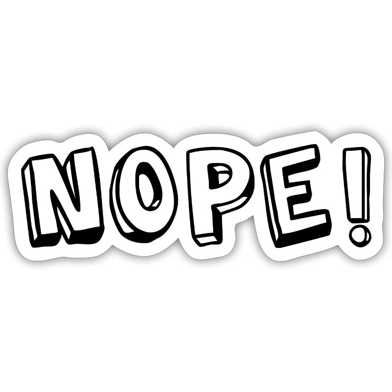 Nope!