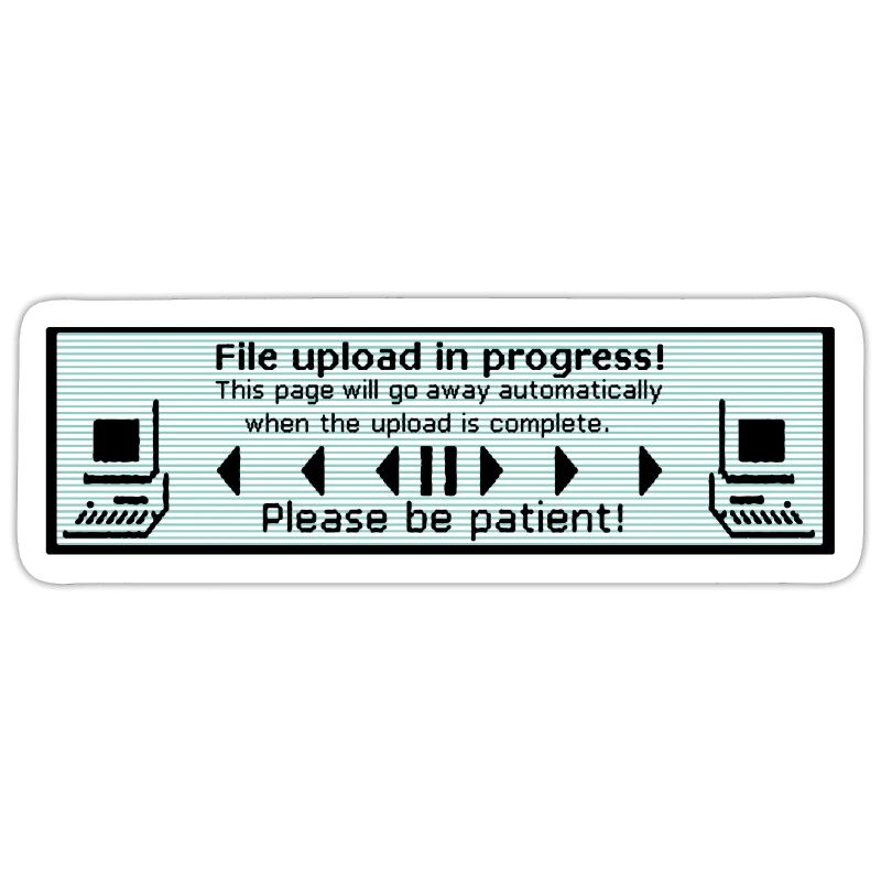 File upload in progress! - Computerspass