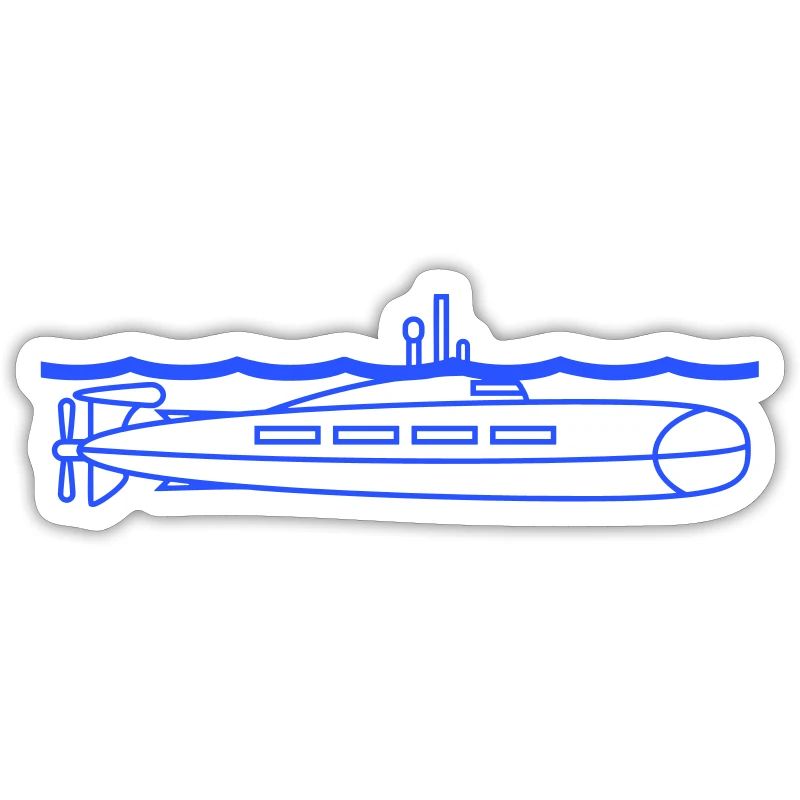 sous-marin eau surface périscope observation plongées