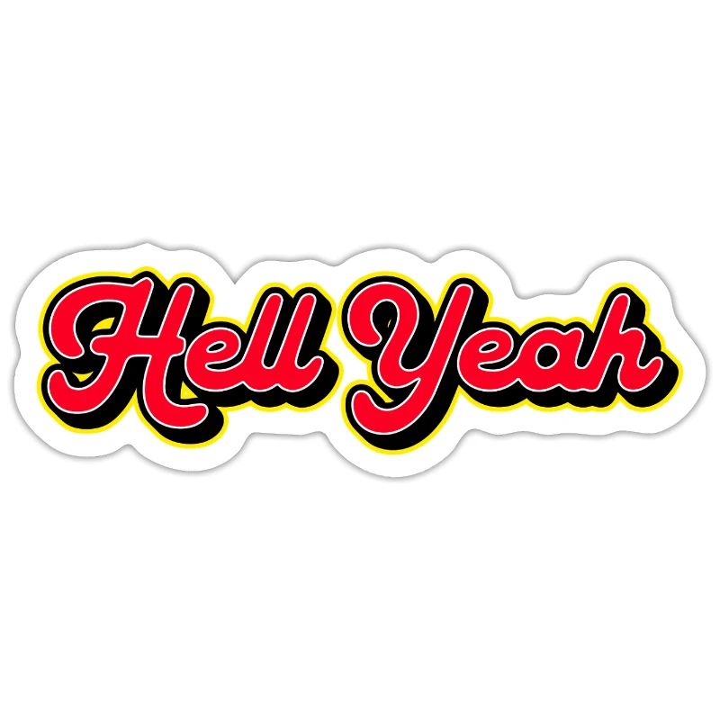 Hell yes 3D Retro Script