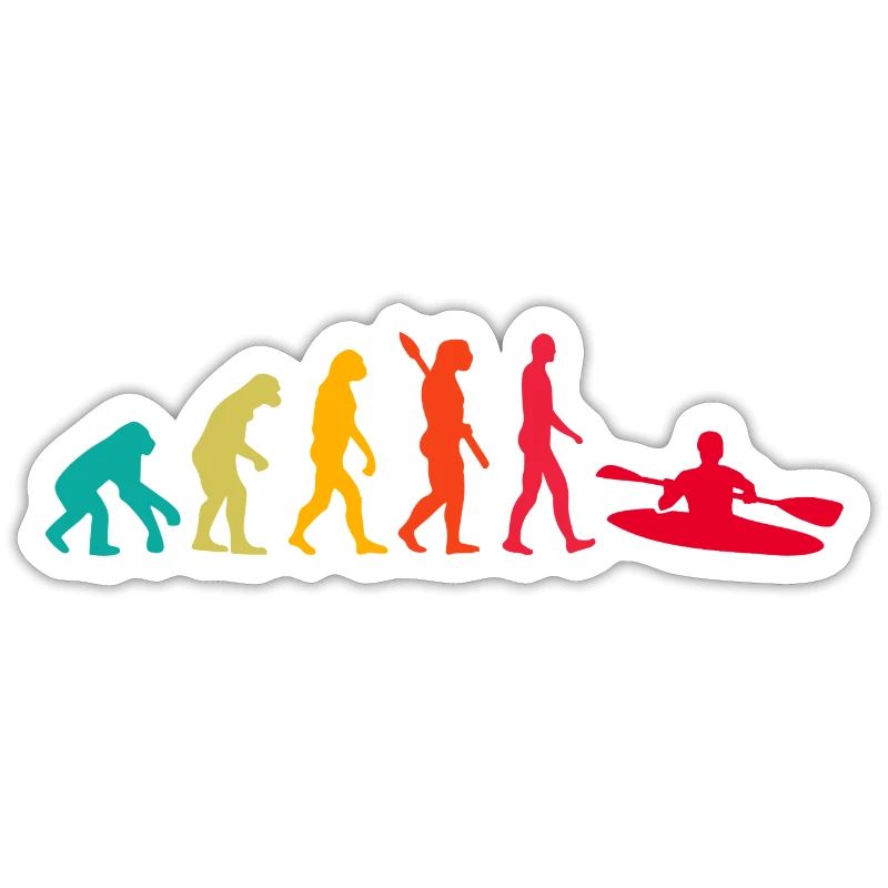 Evolution Graphic Kayaking Canoe Rowing Rower Padd