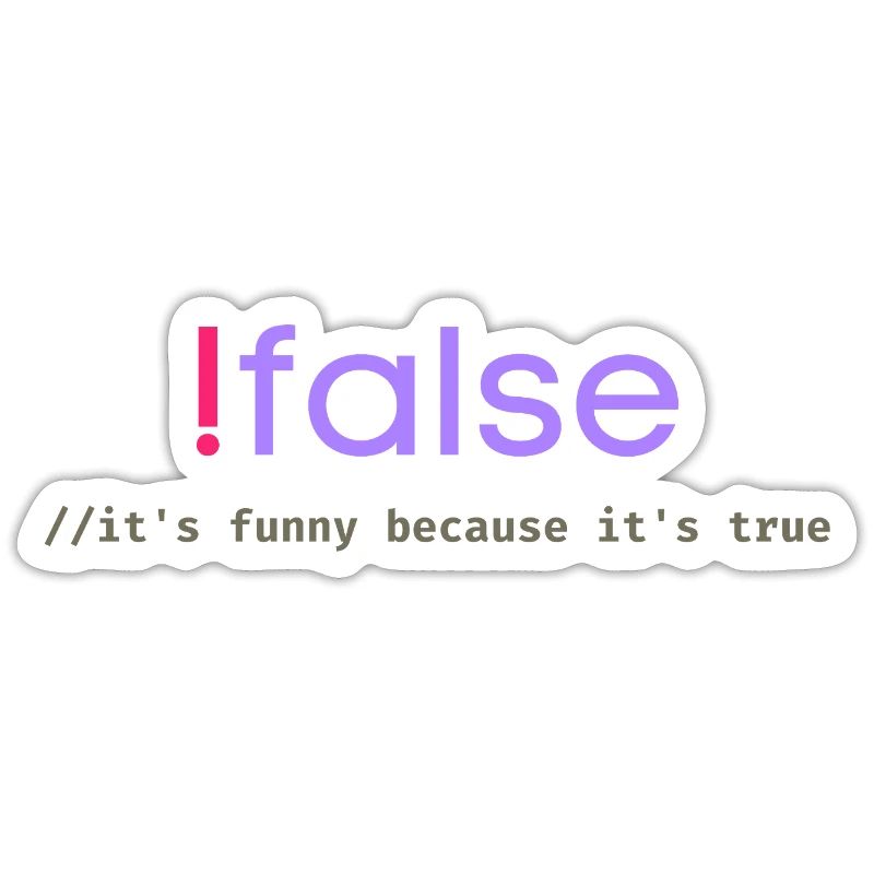 Ifalse Funny Coder Programming Pun