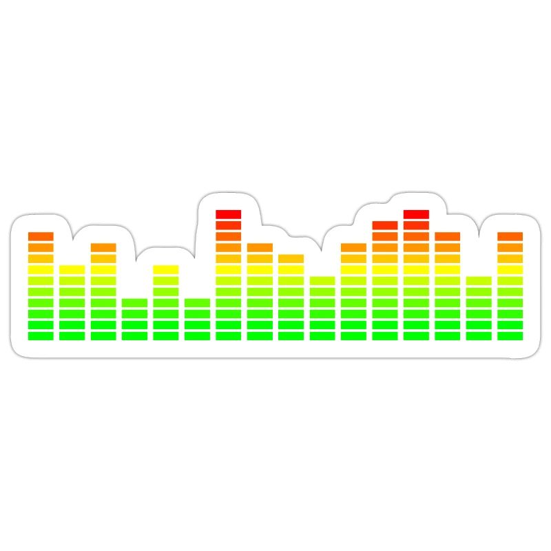 Muziek equalizer & visualizer