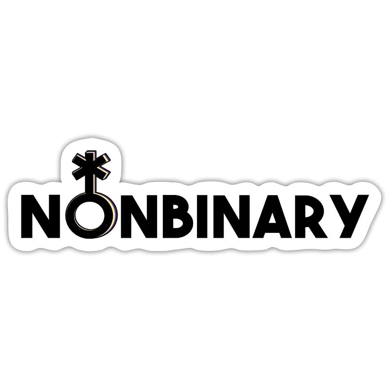 Nonbinary symbol and font Nonbinary nonbinary