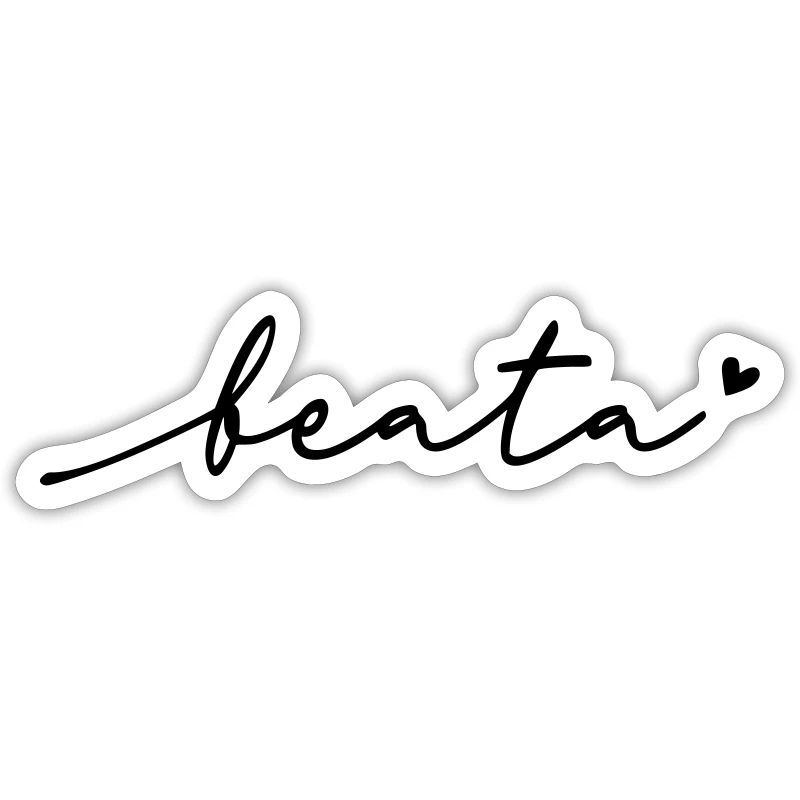 Beata Cursive Name