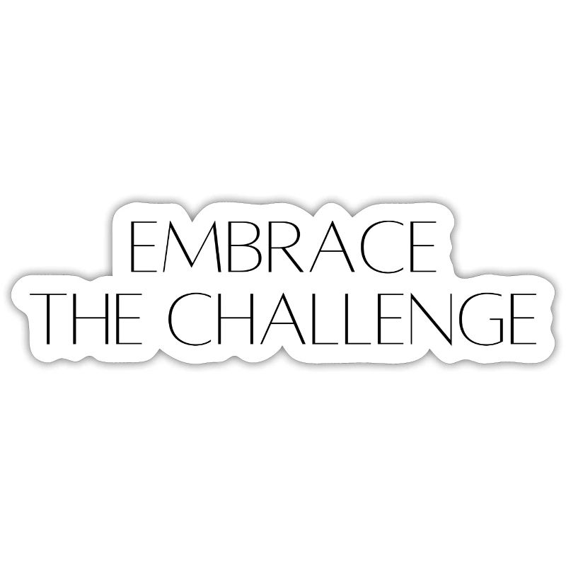 embrace the challange