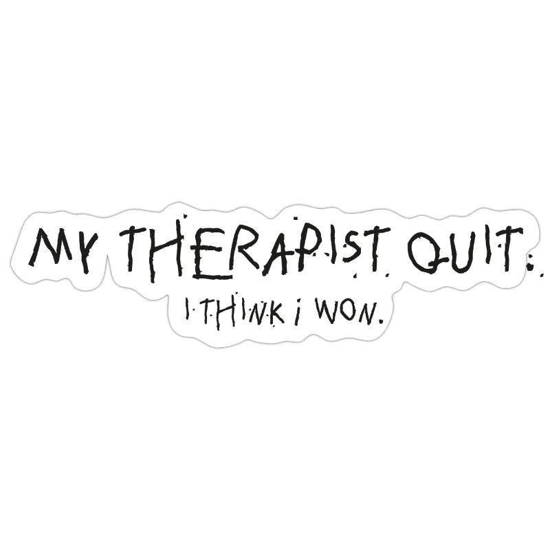 Therapy out: I think I won
