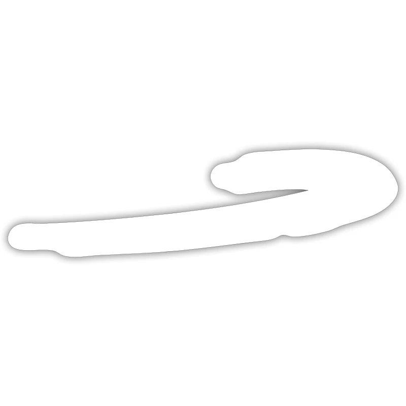 queue incurvée | Graphique-vectoriel