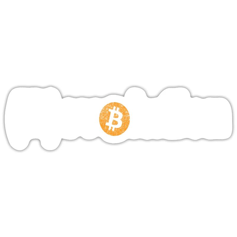 Bitcoin bedeutet Revolution Evolution BTC Logo Krypto