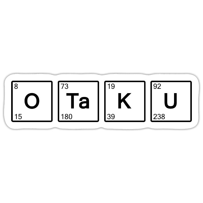 OTAKU Atomic Elementary Typography