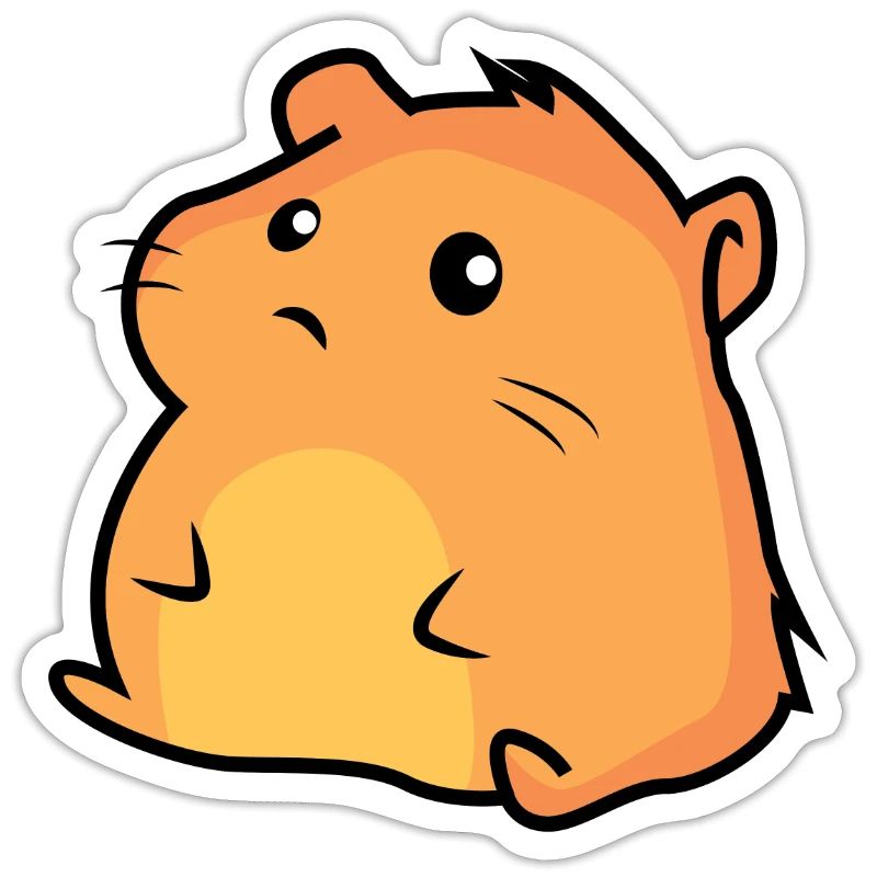 Chubby little hamster
