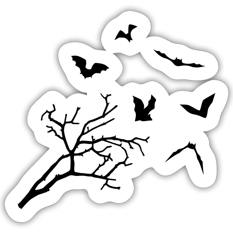 Fledermäuse und Baum, Fledermaus