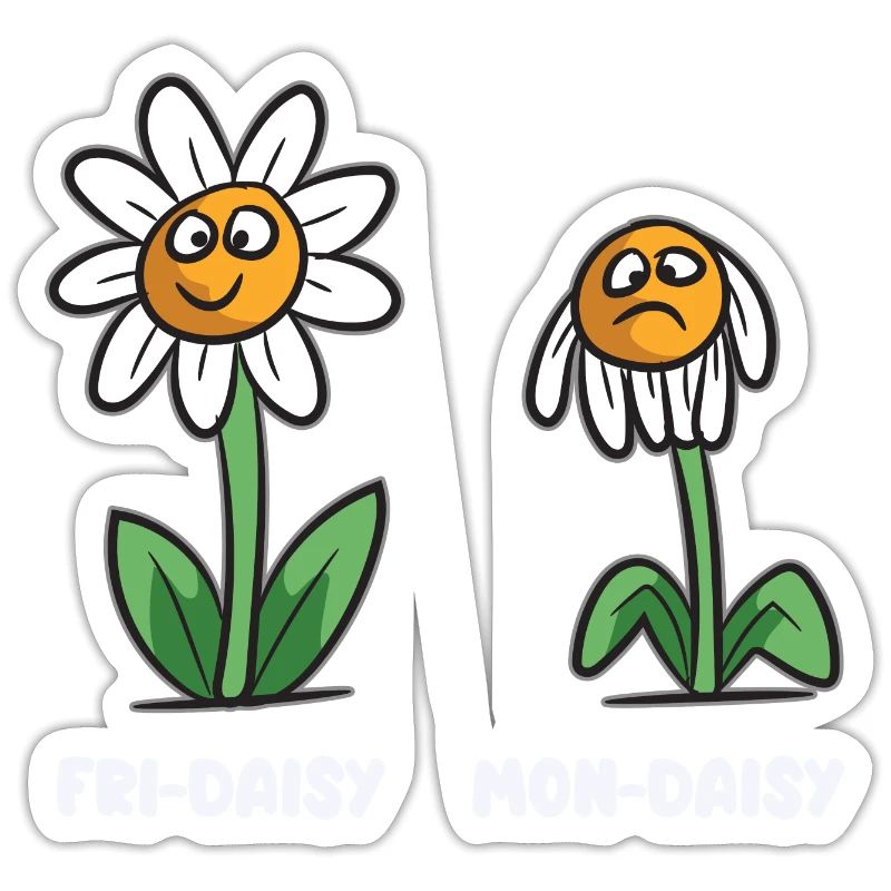 Leben eines Gänseblümchen Mon-Daisy Fri-Daisy
