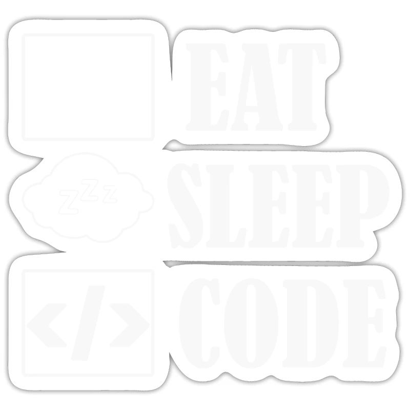 Eat Sleep Code Coding Software