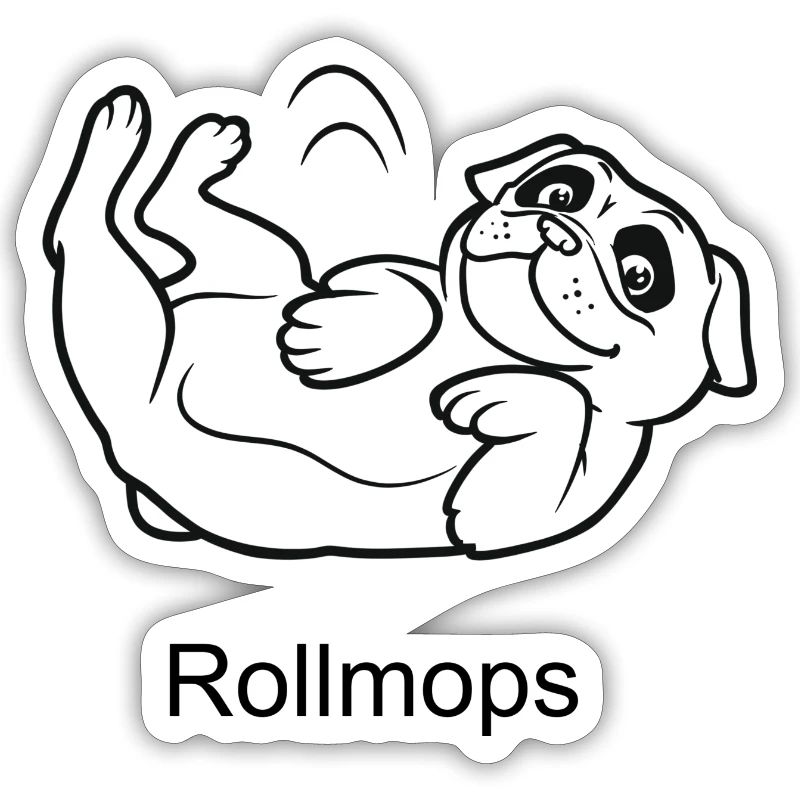 Rollmops | Roll-Mops (beschriftet)