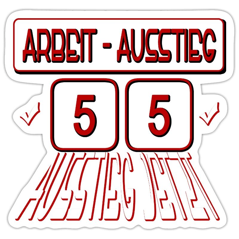 AT 55 in REENTE - Work exit - exit now