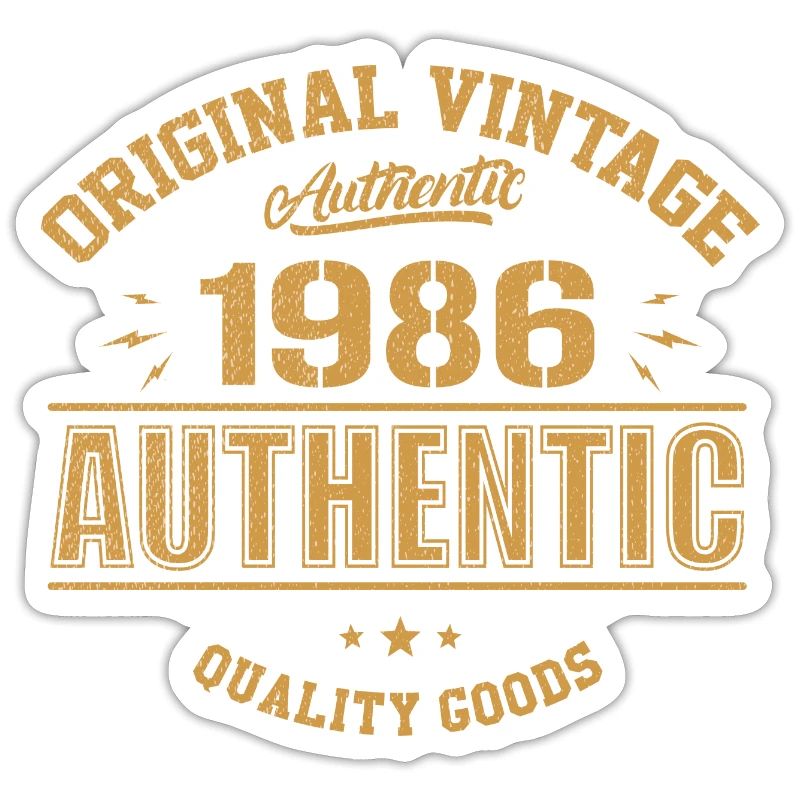 Authentisches 1986 Original 1986 Geburtstagsgeschenk