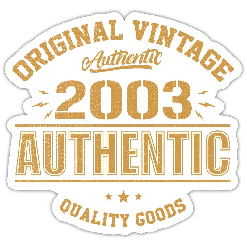 Authentic 2003 Original Birthday Gift 2003