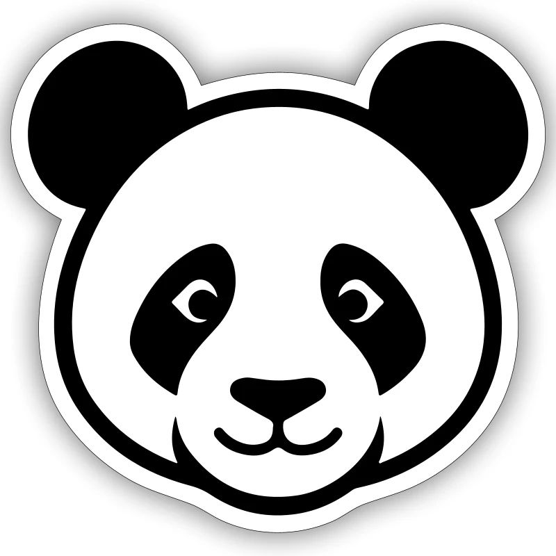Panda Kopf