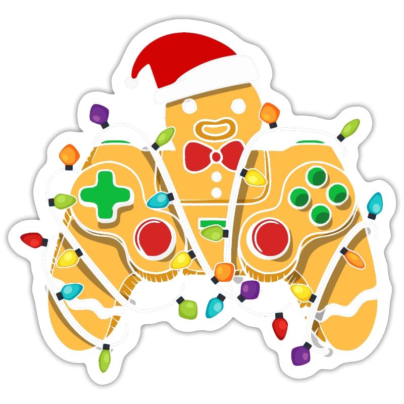Christmas Gaming Controller Gingerbread