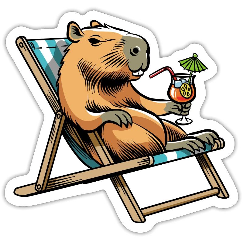 Don't worry be Cappy - Capybara - Holiday