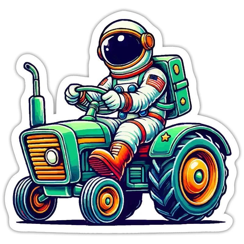 Astronaut Traktor
