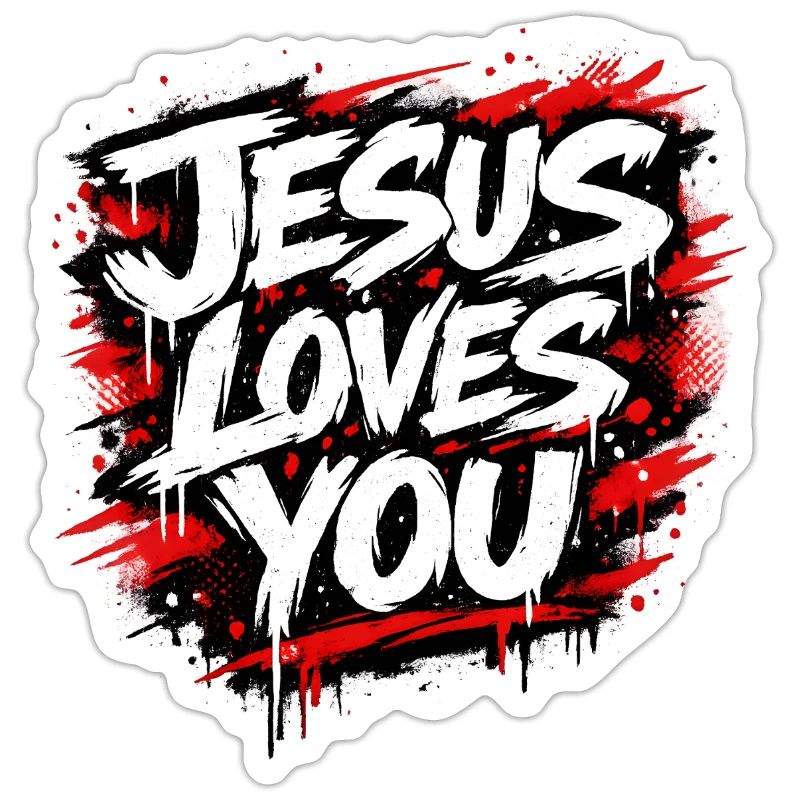 Déclaration de graffiti Jésus t’aime
