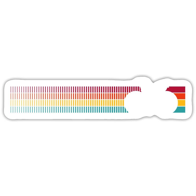 Vibrant Rainbow Bicycle Pattern