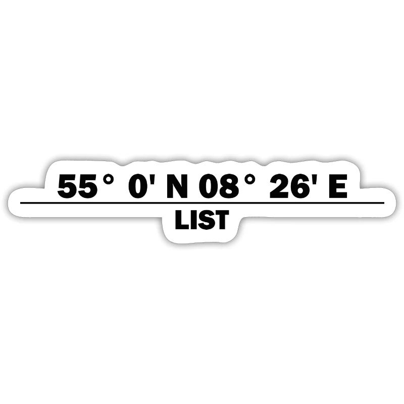 List Coordinates