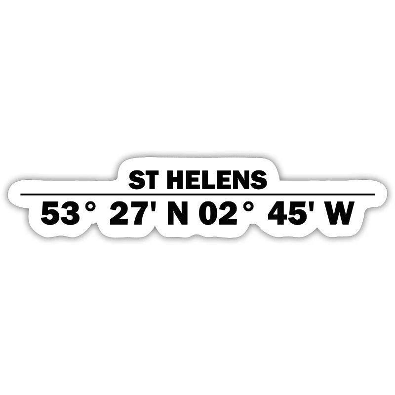 St Helens coordinates