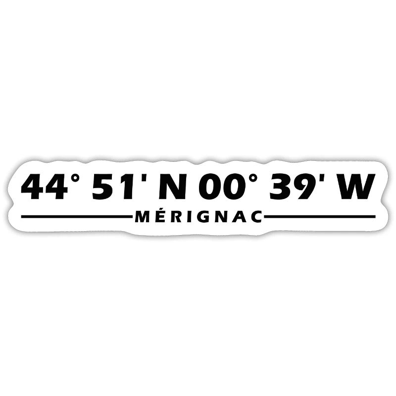 Mérignac coordinates